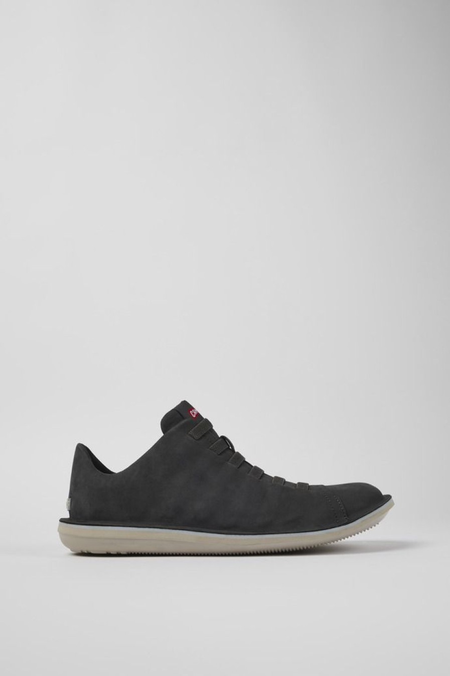 Camper Grijze Lage Nubuck Sneaker Voor Heren