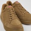 Camper Bruine Nubuck Sneaker Voor Heren