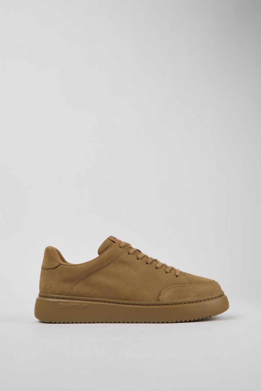 Camper Bruine Nubuck Sneaker Voor Heren