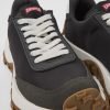 Camper Zwarte Damessneakers Van Gerecycled Pet En Nubuck