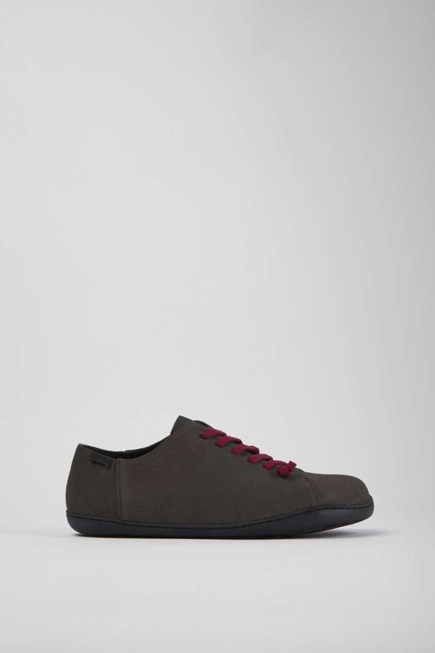 Camper Grijze Nubuck Herenschoenen