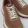 Camper Rode Sneaker Van Textiel/Nubuck Voor Heren