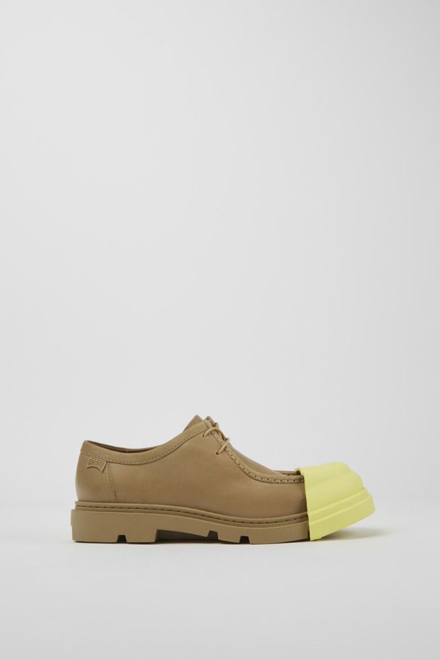 Camper Beige Leren Damesschoenen