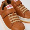 Camper Bruine Leren Kindersneakers