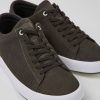 Camper Grijze Nubuck Herensneakers