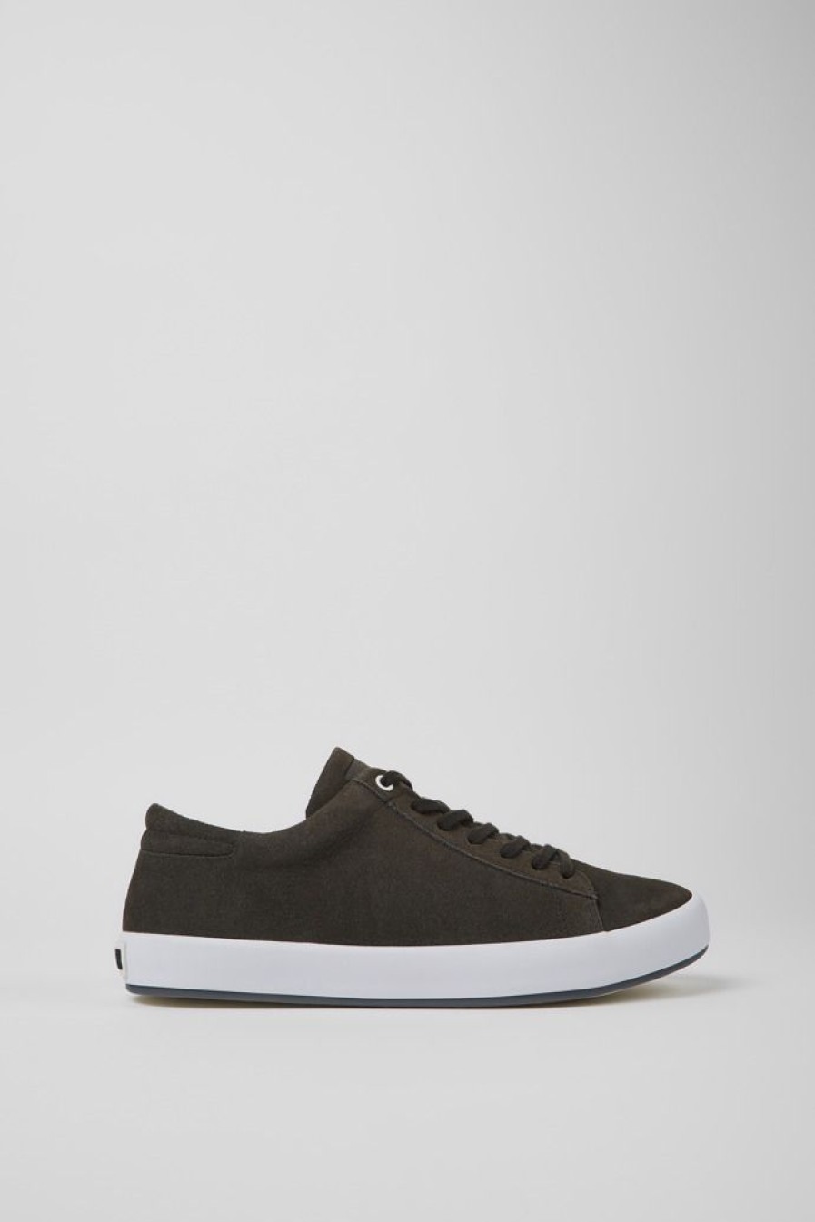 Camper Grijze Nubuck Herensneakers