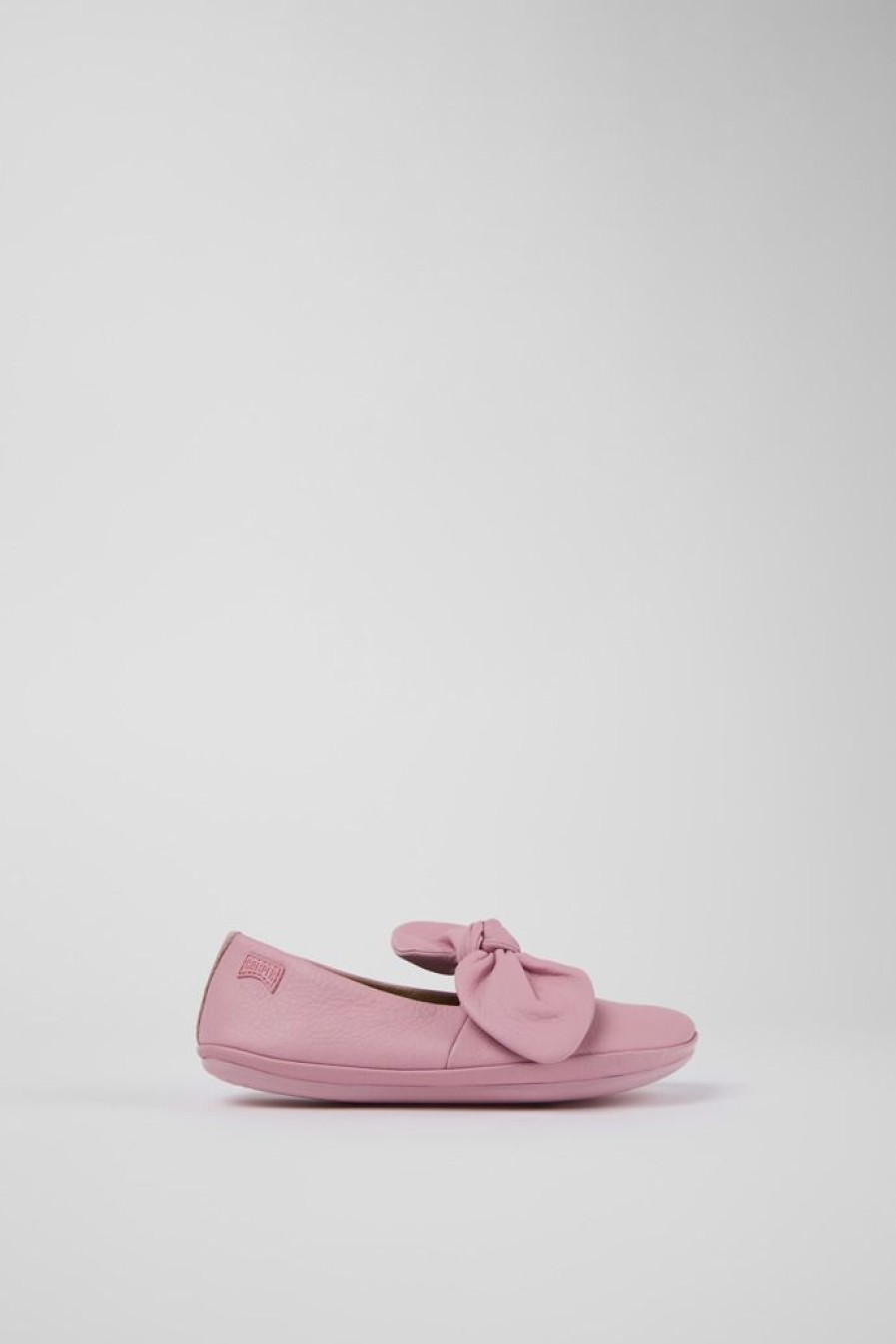 Camper Roze Leren Mary Jane-Schoenen