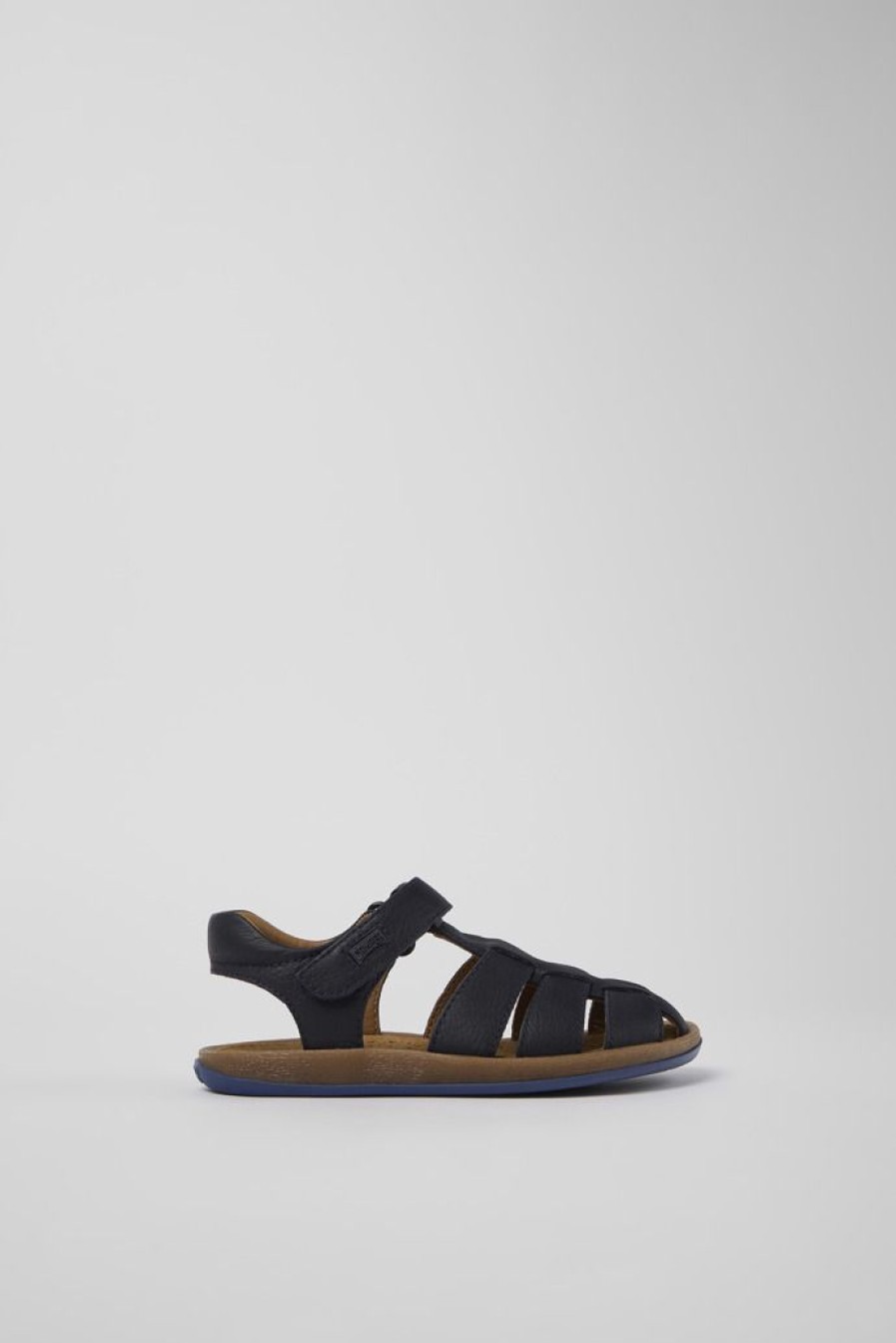 Camper Donkerblauwe Leren Kindersandalen