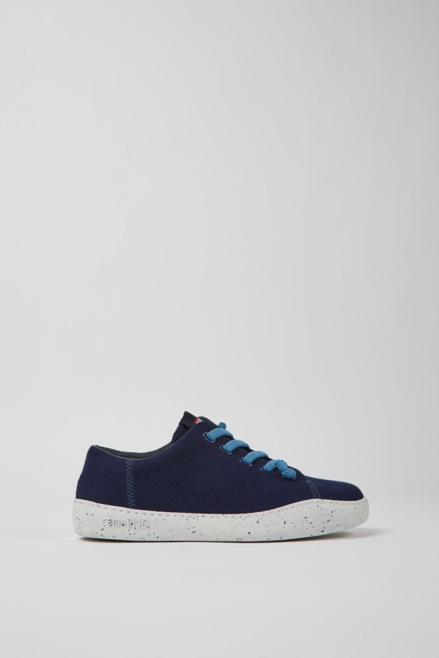 Camper Blauwe Stoffen Damessneakers