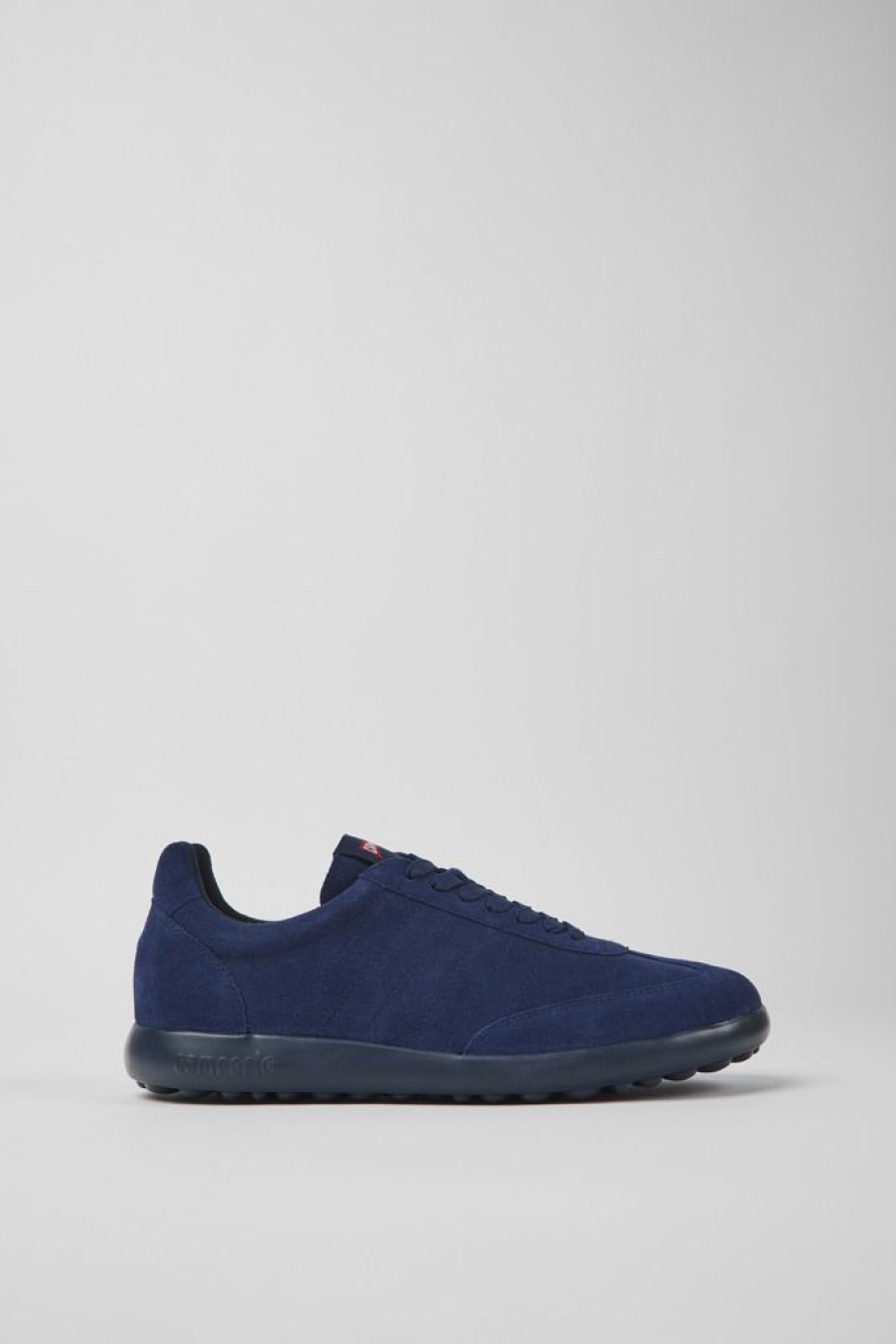 Camper Blauwe Nubuck Herensneakers