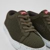 Camper Groene Stoffen Kinderschoenen