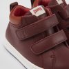 Camper Bordeaux Leren Kindersneakers