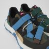 Camper Meerkleurige Stoffen En Nubuck Herensneakers