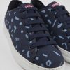 Camper Meerkleurige Nubuck En Leren Herensneakers