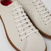 Camper Witte Leren Sneaker Voor Heren