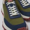 Camper Groene Sneaker Van Textiel/Nubuck Voor Heren