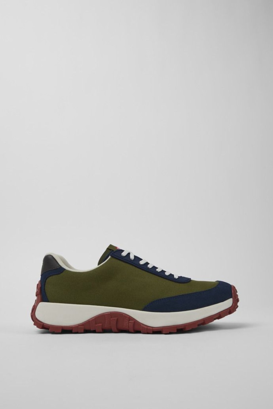 Camper Groene Sneaker Van Textiel/Nubuck Voor Heren