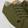 Camper Groene Textiel Sneaker Voor Dames