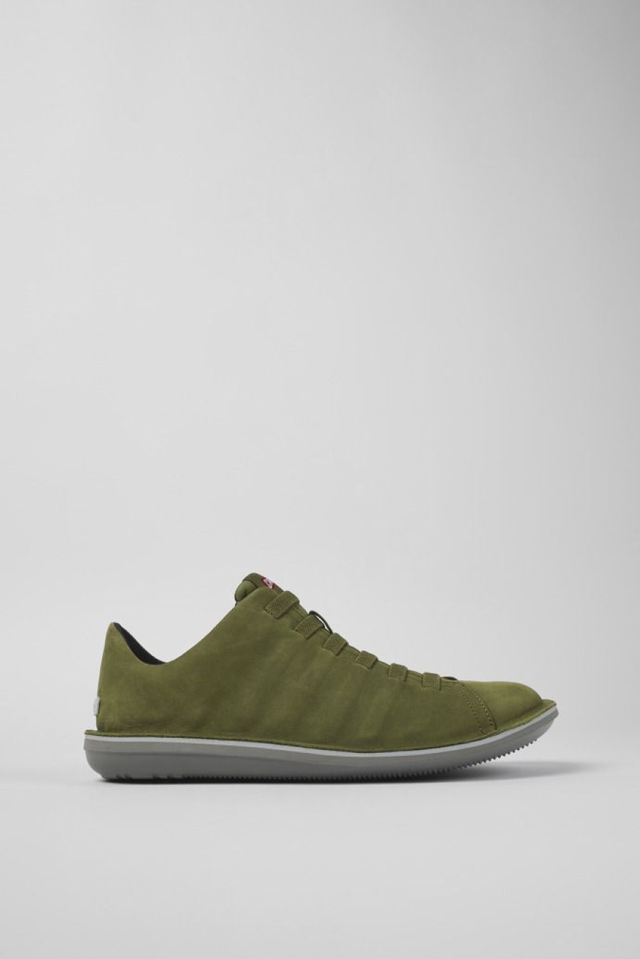 Camper Groene Lage Nubuck Sneaker Voor Heren