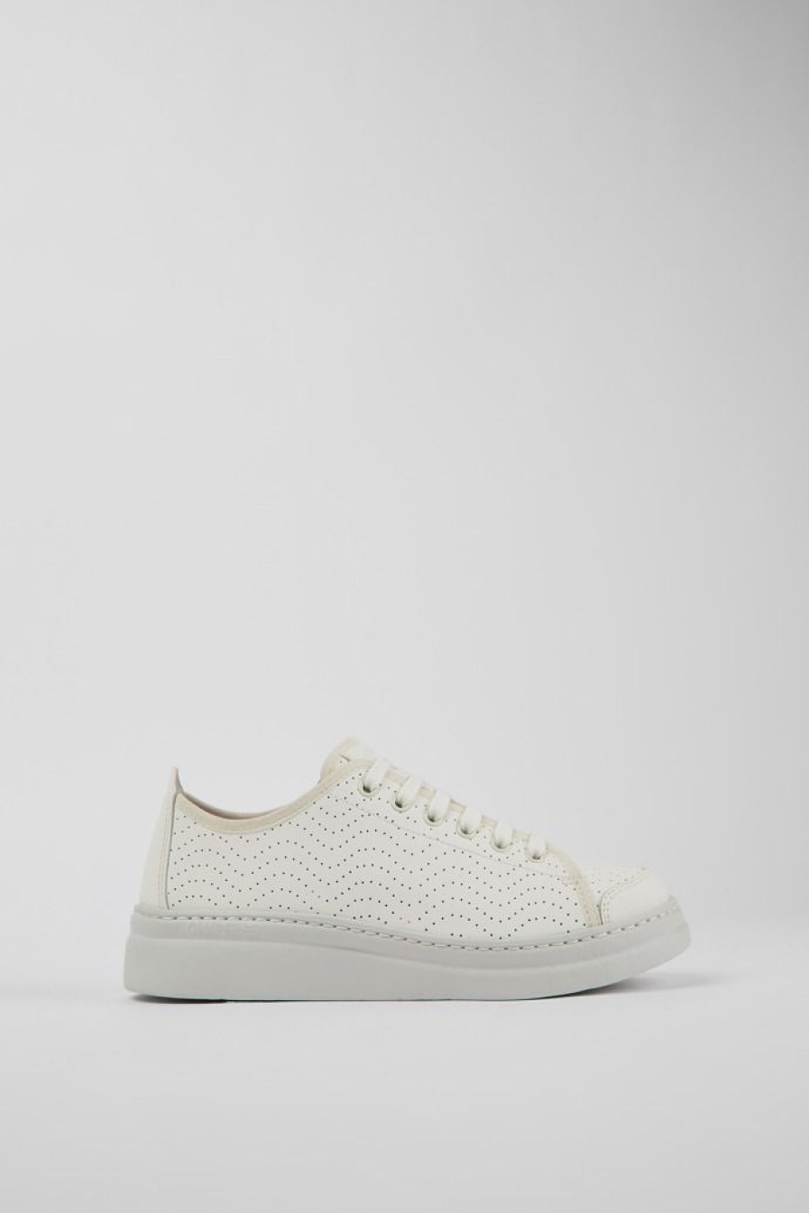 Camper Witte Leren Sneaker Voor Dames