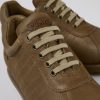 Camper Bruine Leren Oxford Sneaker Voor Heren