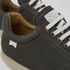 Camper Grijze Nubuck Oxford Sneaker Voor Heren