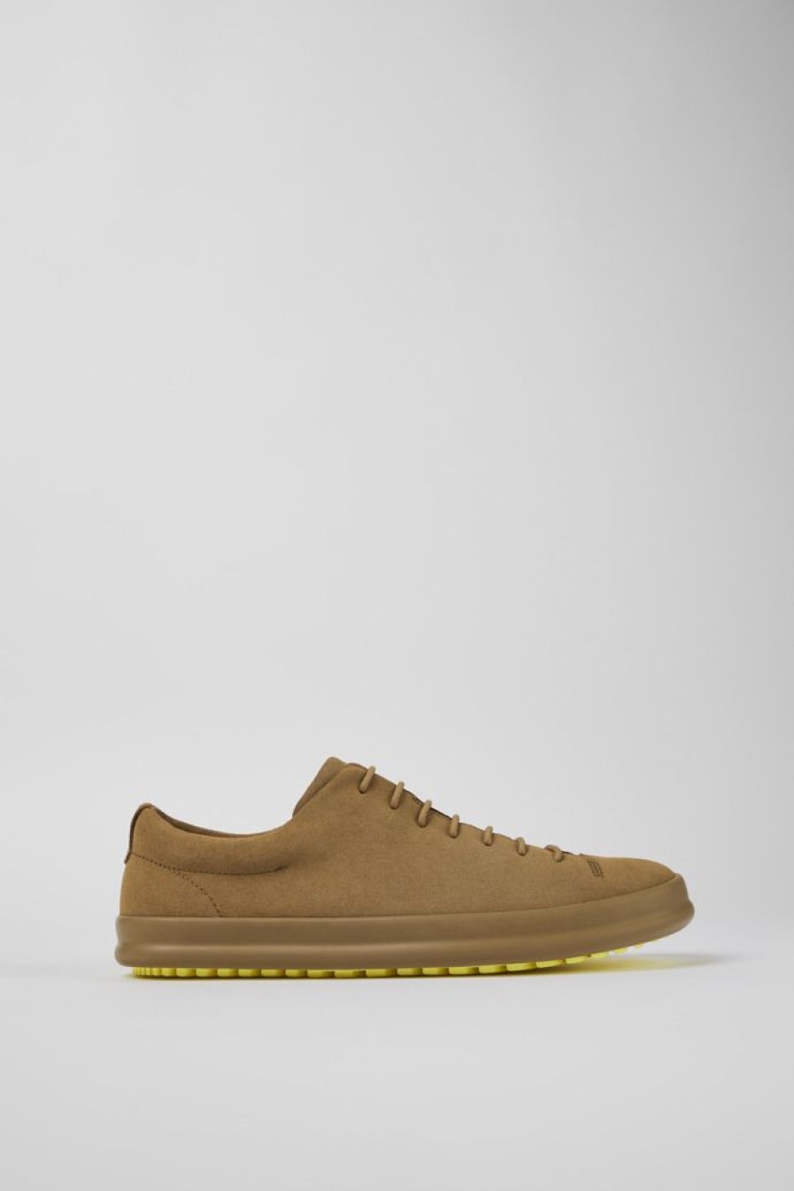 Camper Bruine Nubuck Basketbalschoen Voor Heren