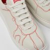 Camper Witte Leren Sneaker Voor Dames