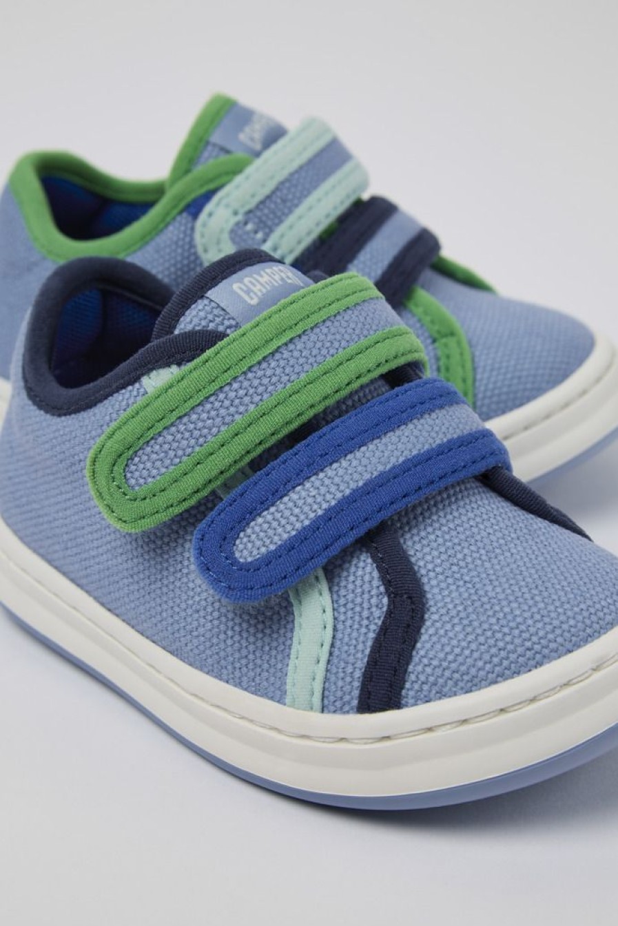 Camper Blauwe Sneaker Van Textiel