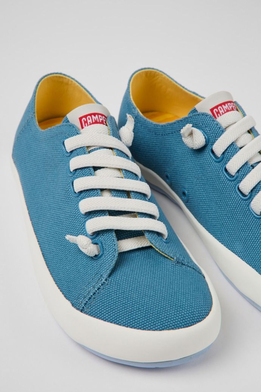 Camper Blauwe Stoffen Damessneakers