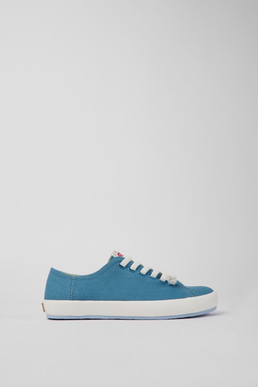 Camper Blauwe Stoffen Damessneakers