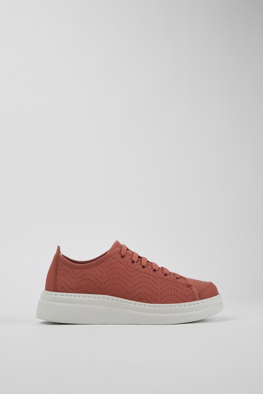 Camper Rode Leren Sneaker Voor Dames