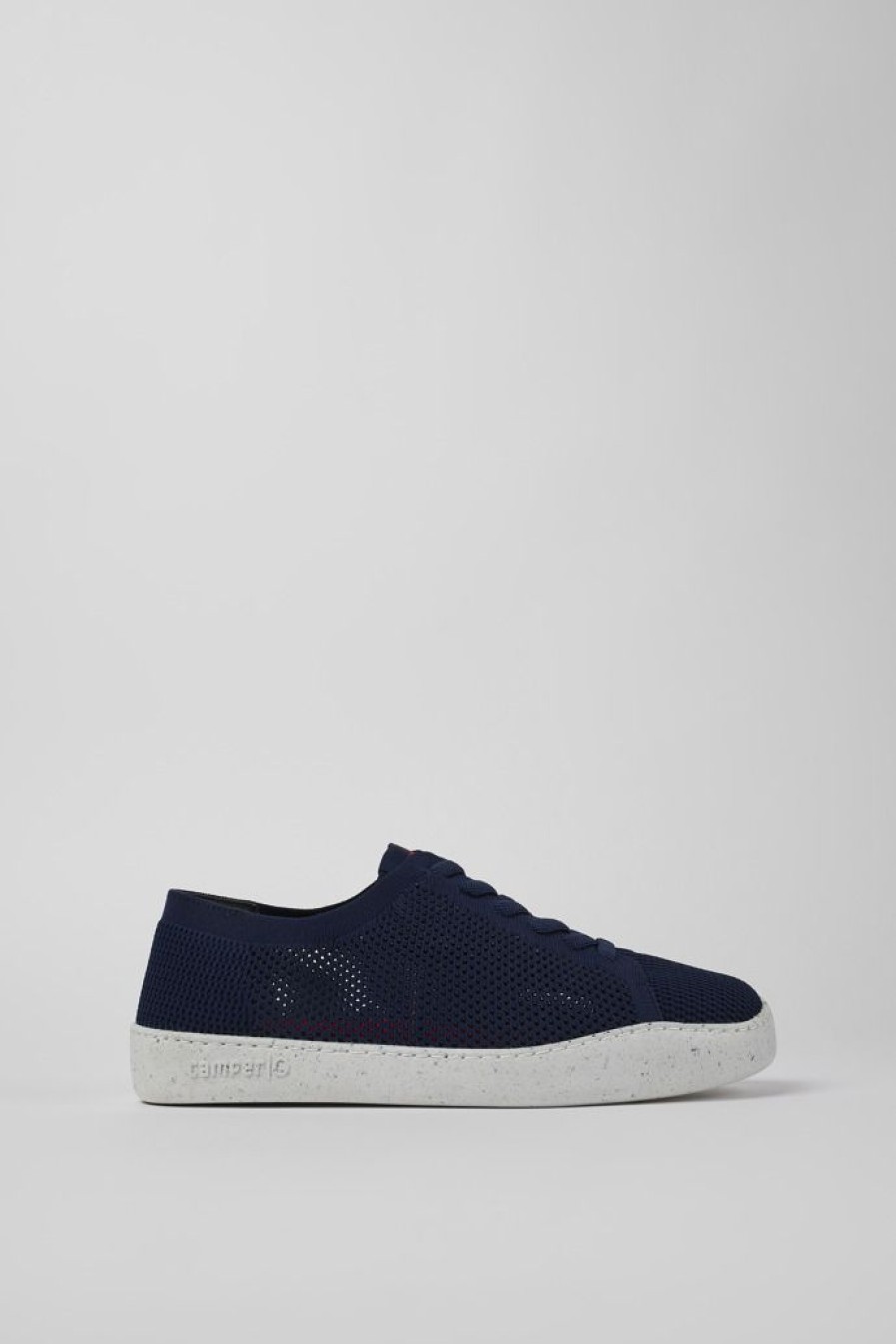 Camper Blauwe Textiel Sneaker Voor Heren