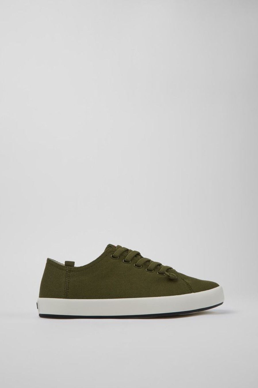 Camper Groene Textiel Sneaker Voor Heren