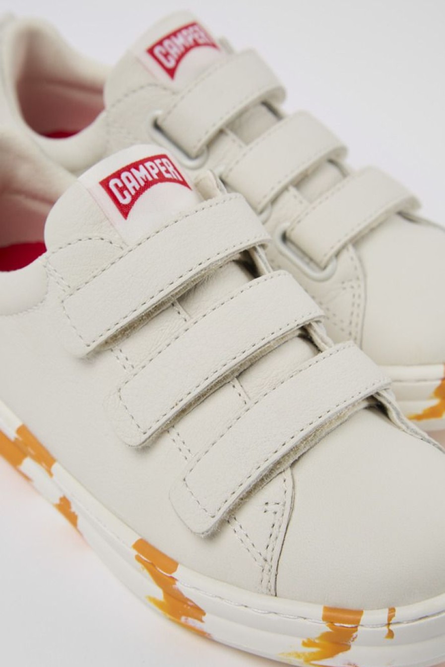 Camper Witte Leren Sneaker