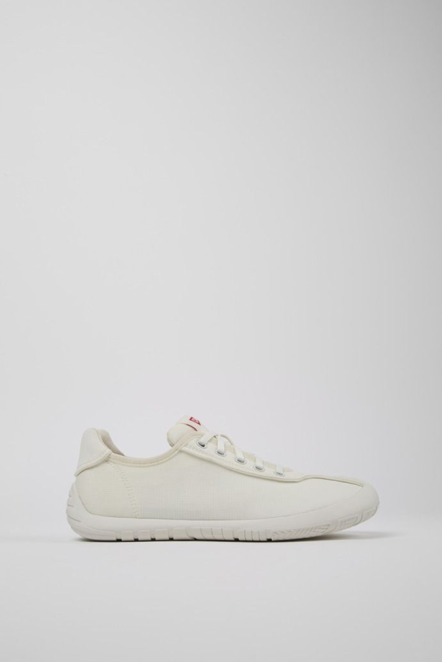 Camper Witte Stoffen Damessneakers