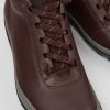 Camper Bordeaux Leren Damessneakers