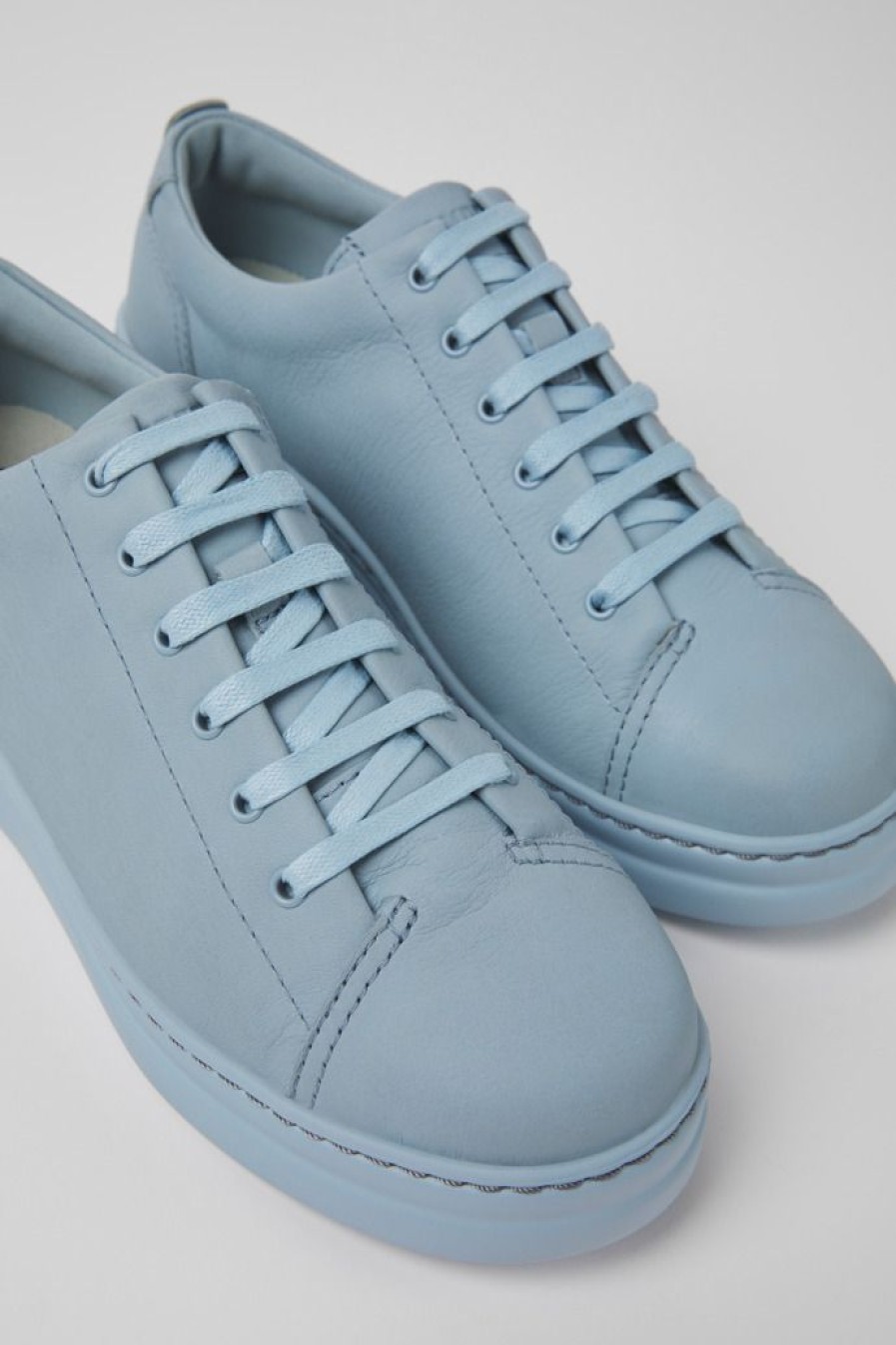 Camper Blauwe Leren Damessneakers