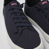 Camper Blauwe Textiel Sneaker Voor Heren