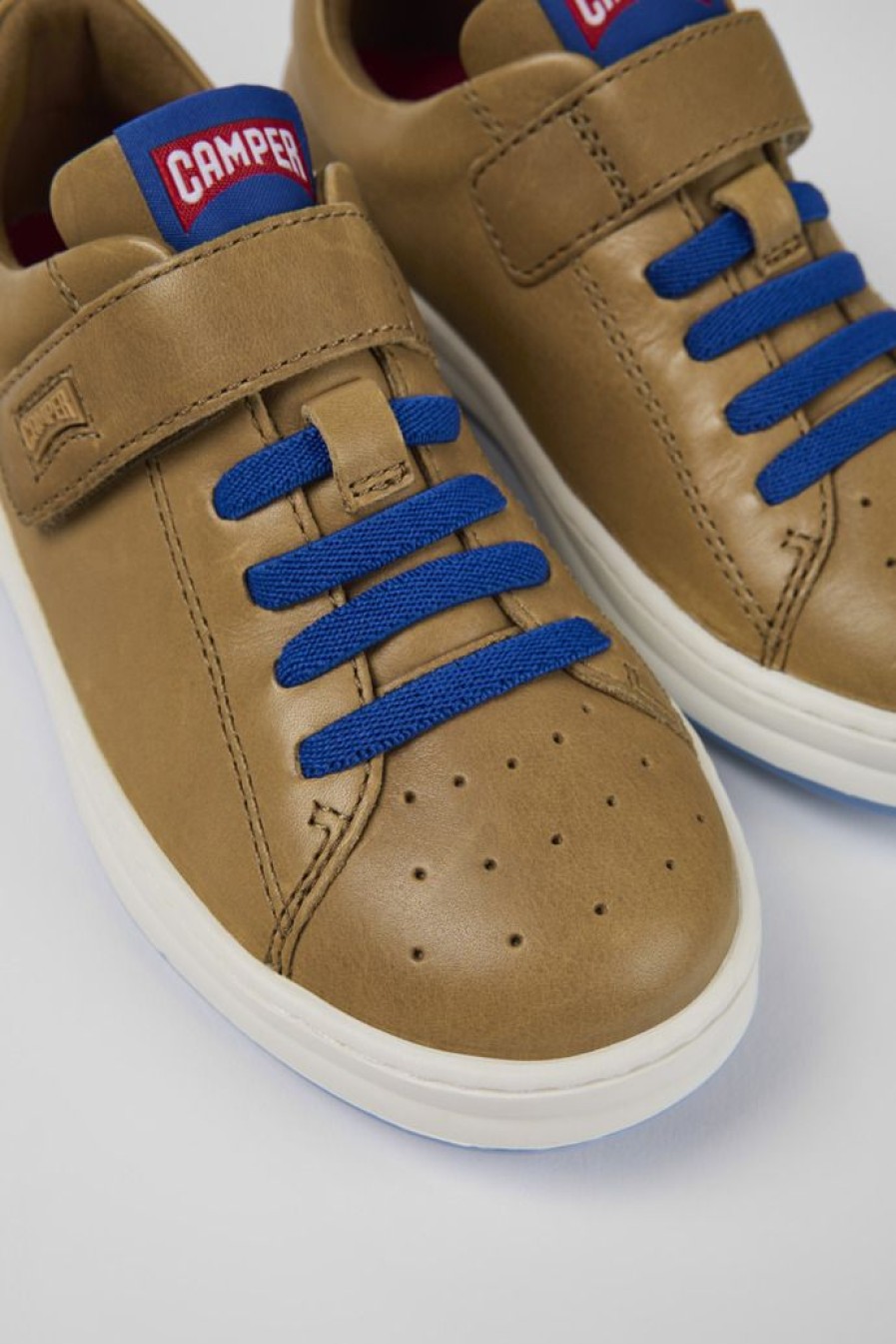 Camper Bruine Leren Sneaker