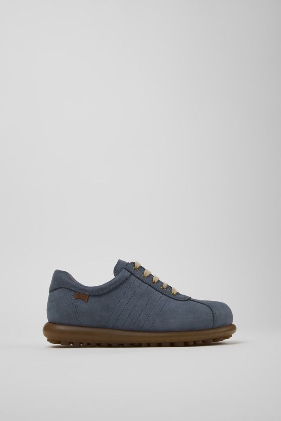 Camper Blauwe Nubuck Schoen Voor Dames