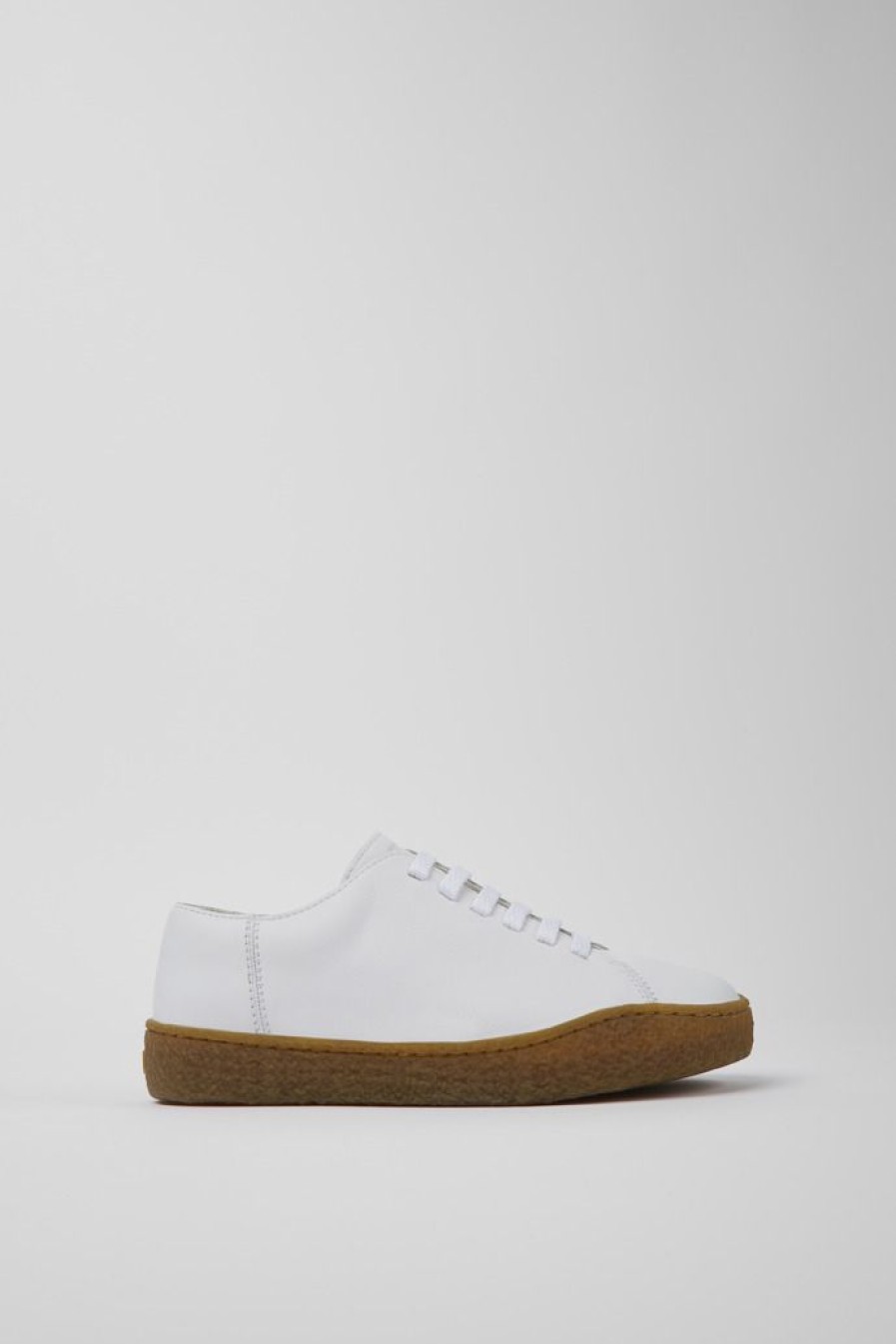 Camper Witte Leren Damesschoenen