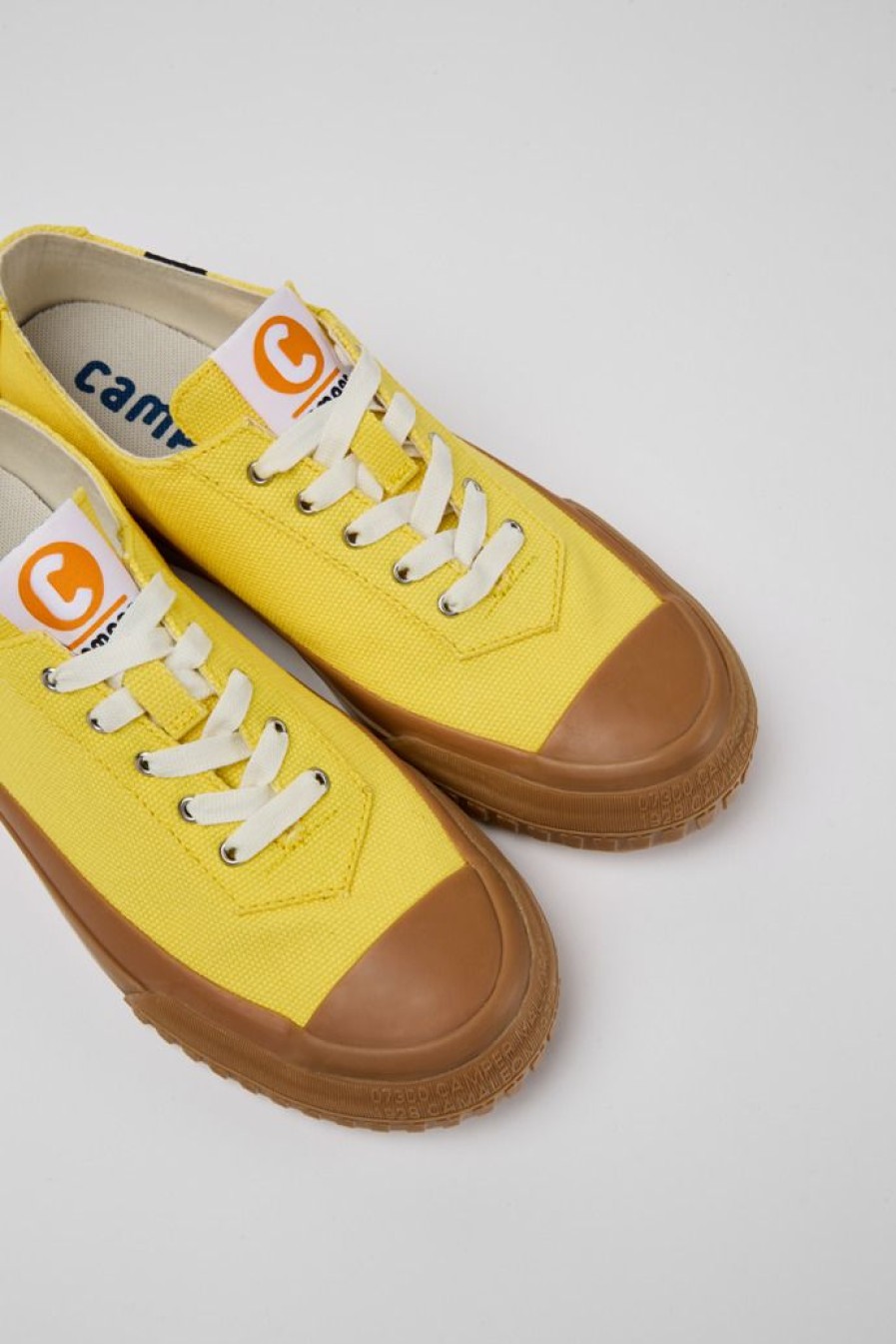 Camper Gele Damessneakers Van Gerecycled Katoen