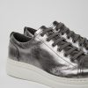 Camper Grijze Metallic Leren Damessneakers