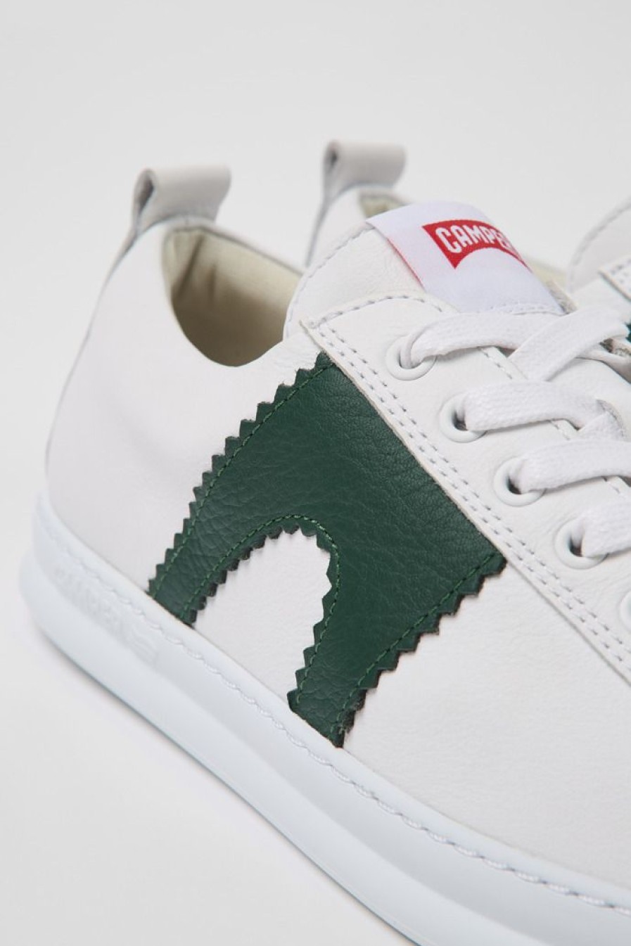 Camper Witte Leren Herensneakers