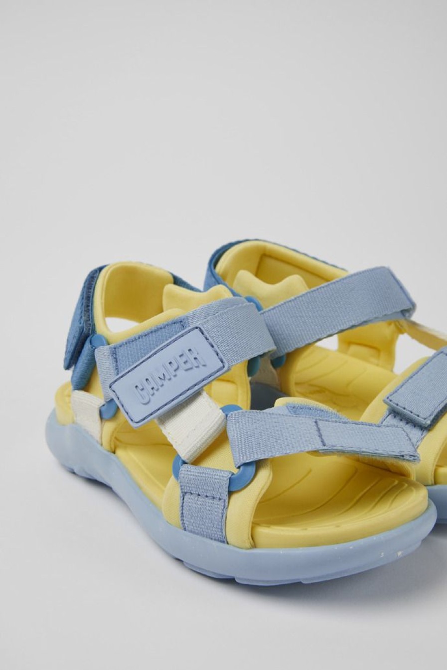 Camper Meerkleurige Stoffen Kindersandalen