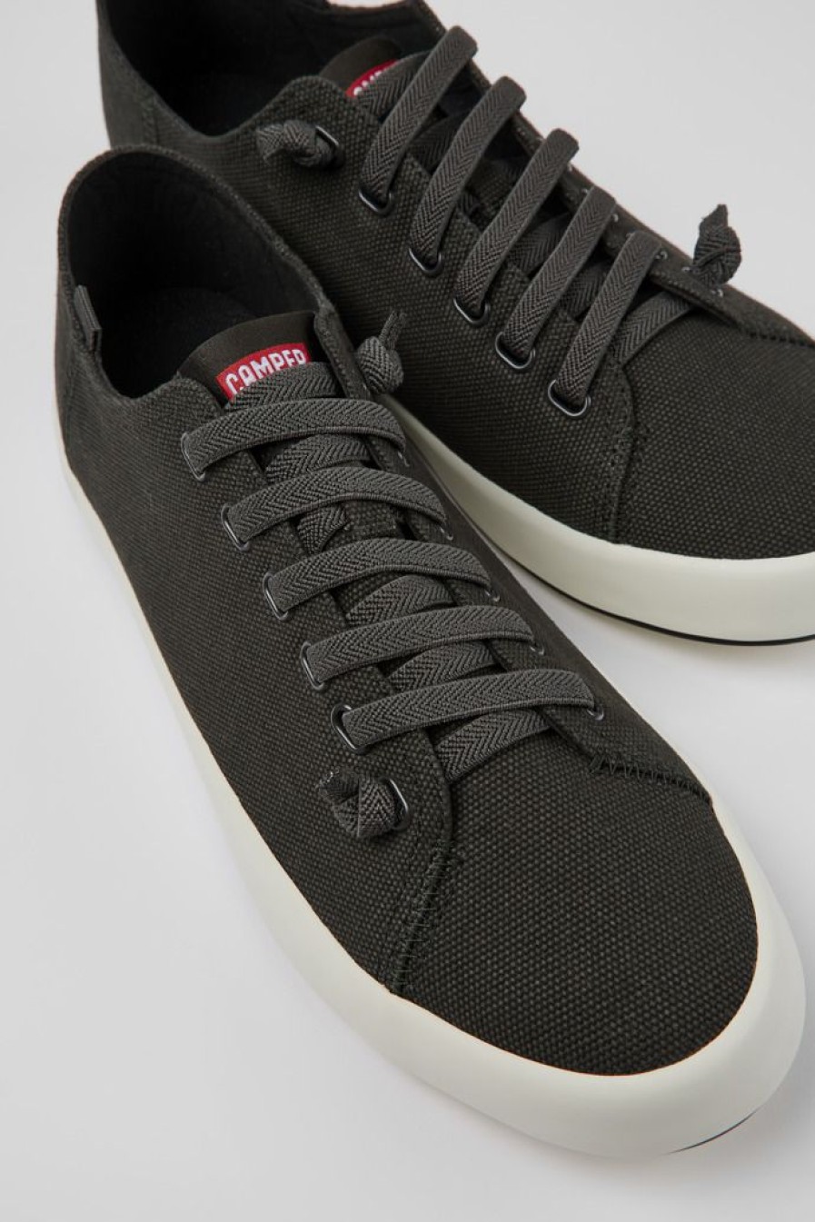 Camper Grijze Textiel Sneaker Voor Heren