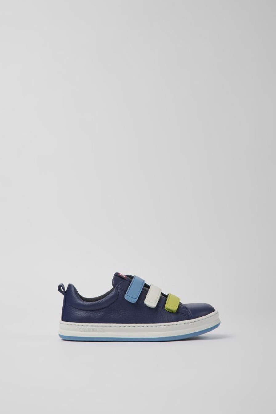 Camper Blauwe Leren Kindersneakers