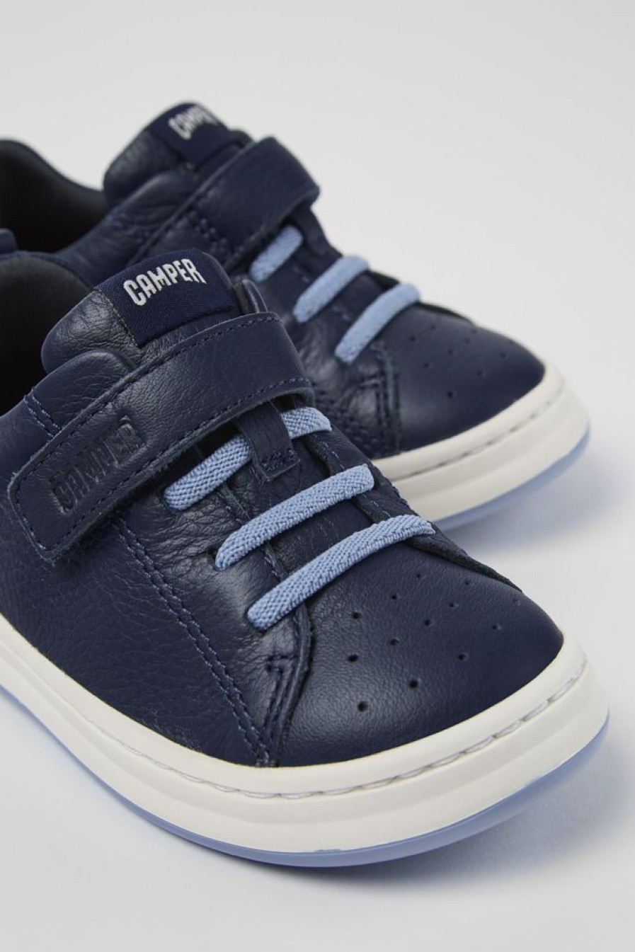 Camper Blauwe Leren Sneaker