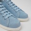 Camper Blauwe Damessneakers Van Nubuck En Leer